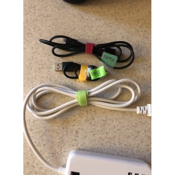 120PCS Cord Organizer 6 × 1/2" Reusable Cable Ties with Hook and Loop, Colorful - Picture 2 of 2